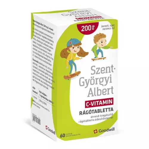 Szent- Györgyi Albert C-vitamin  200 mg rágótabl. 60x