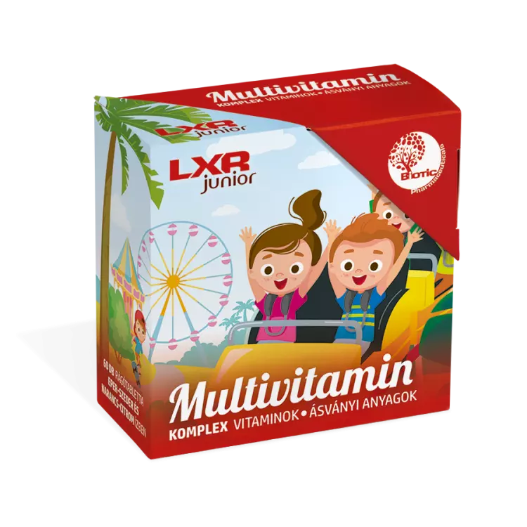 LXR Junior Multivitamin Komplex rágótabletta 60x LXR Junior Multivitamin Komplex rágótabletta 60x