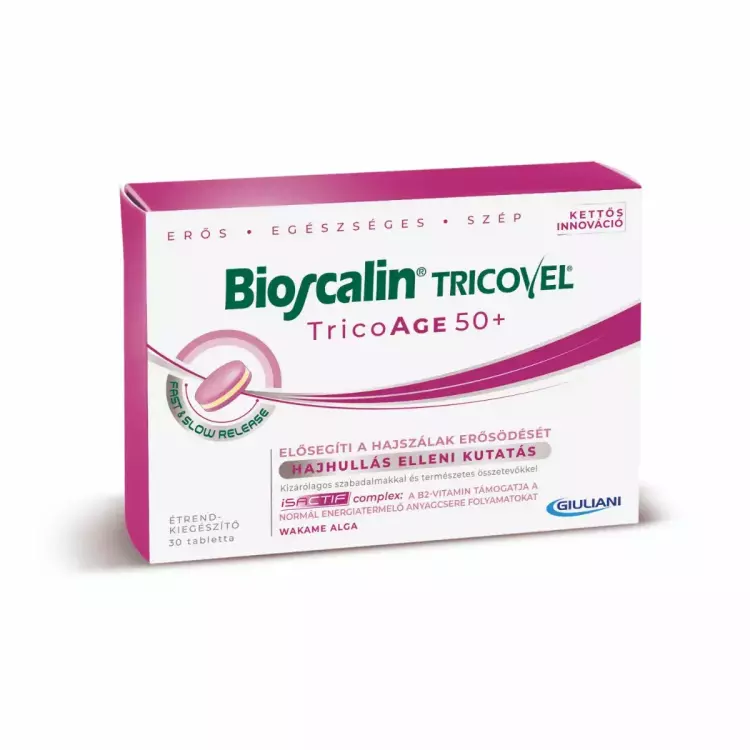 Bioscalin Tricovel TricoAge 50+ étrendkieg. tabl. 30x Bioscalin Tricovel TricoAge 50+ étrendkieg. tabl. 30x