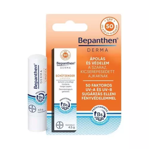 Bepanthen Derma SPF50 ajakápoló stift 4,5g