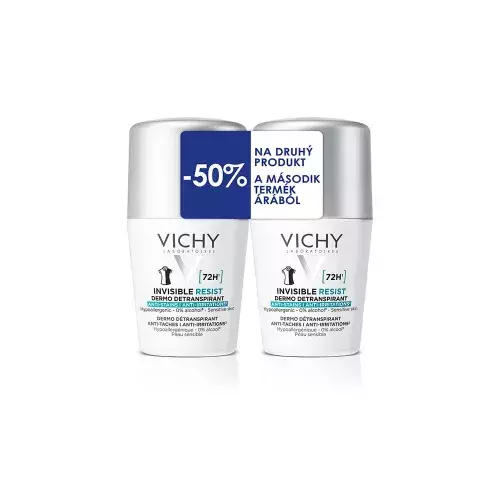 Vichy deo golyós Invisible Resist 72h Duo 2x50ml