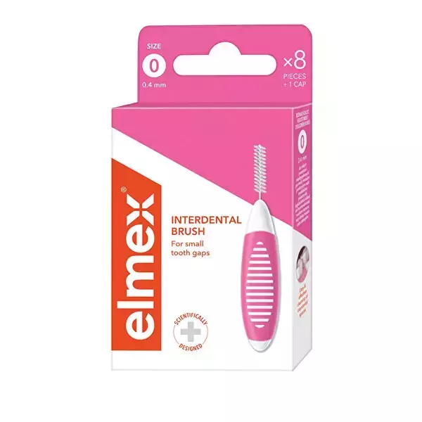 Elmex fogköztisztító kefe 0,4 mm 8x Elmex fogköztisztító kefe 0,4 mm 8x