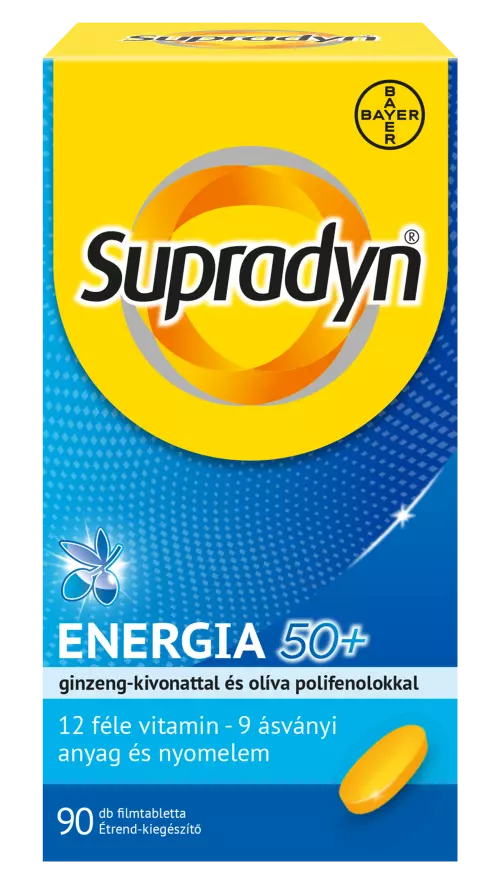 Supradyn Energia 50+ filmtabletta 90x