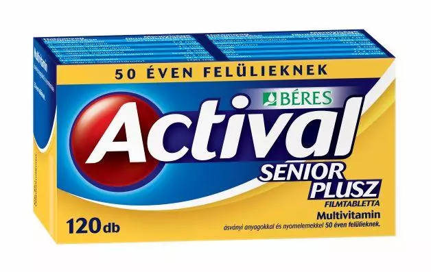 Actival Senior Plusz filmtabletta 120x Actival Senior Plusz filmtabletta 120x