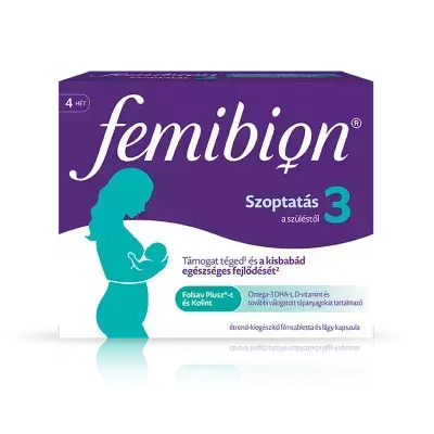 Femibion 3 Szoptatás filmtabl.+kapsz.(2024 form) 56x+56x Femibion 3 Szoptatás filmtabl.+kapsz.(2024 form) 56x+56x
