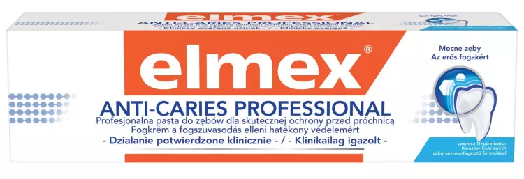 Elmex AntiCaries Profession fogkrém 75ml Elmex AntiCaries Profession fogkrém 75ml