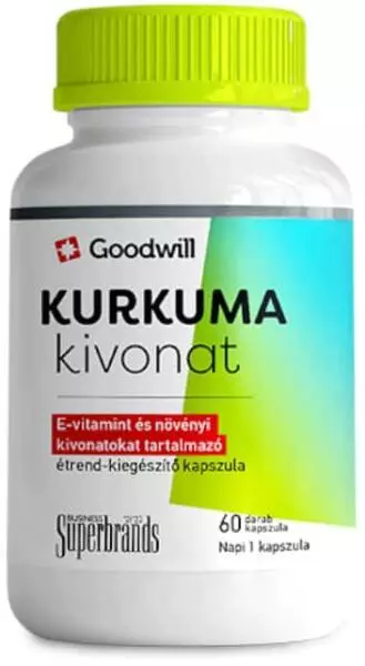 Goodwill Kurkuma kivonat E-vitamin kapszula 60x