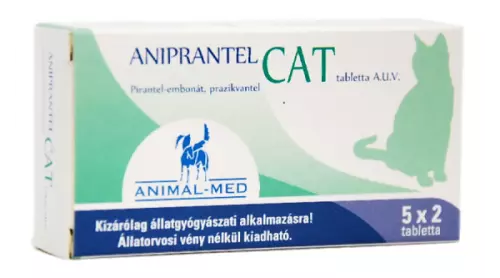 Aniprantel Cat 230/20 mg tabletta A.U.V. 10x