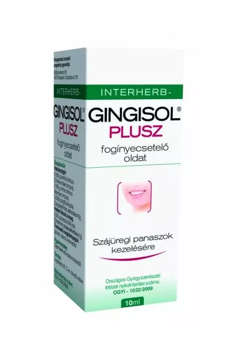 Interherb Gingisol Plusz fogínyecsetelő oldat 10ml Interherb Gingisol Plusz fogínyecsetelő oldat 10ml