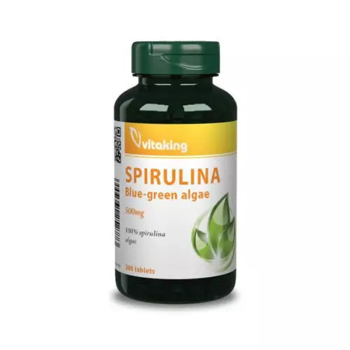 Vitaking 100% Spirulina Alga tabletta 200x