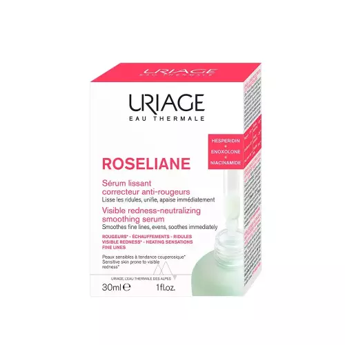 Uriage Roséliane szérum kipirosodás/rosacea ellen 30ml