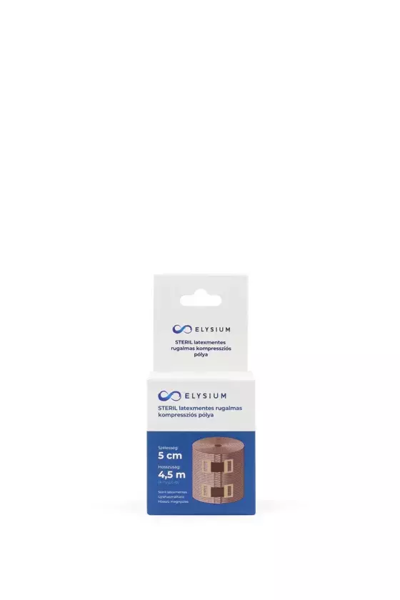 Elysium rugalmas kompressziós pólya 5 cm x 4,5 m 1x Elysium rugalmas kompressziós pólya 5 cm x 4,5 m 1x