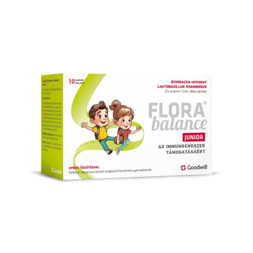 Florabalance Junior orális oldat gyermekeknek eper 10x
