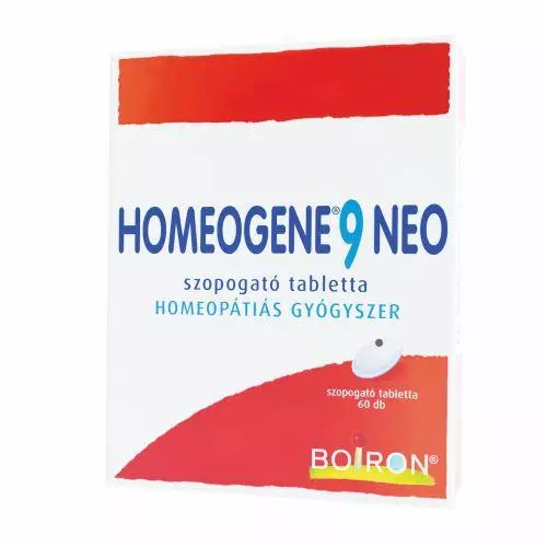 Homeogene 9 Neo szopogató tabletta 60x Homeogene 9 Neo szopogató tabletta 60x