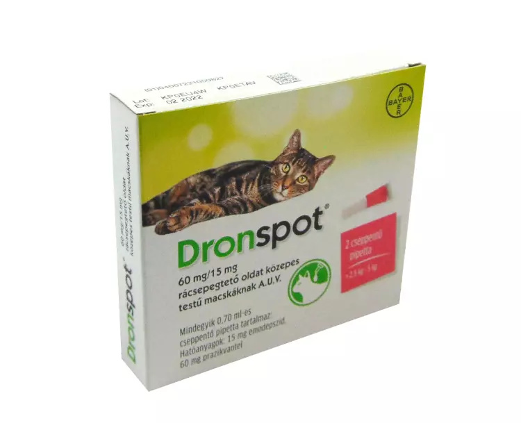 Dronspot spot-on Cat (2,5-5 kg) 2x Dronspot spot-on Cat (2,5-5 kg) 2x