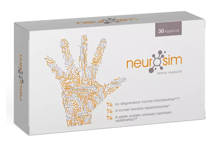 Neurosim étrendkiegészítő kapszula 30x Neurosim étrendkiegészítő kapszula 30x