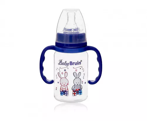 Baby-Bruin cumisüveg PP BPA mentes fogóval 120ml 1x
