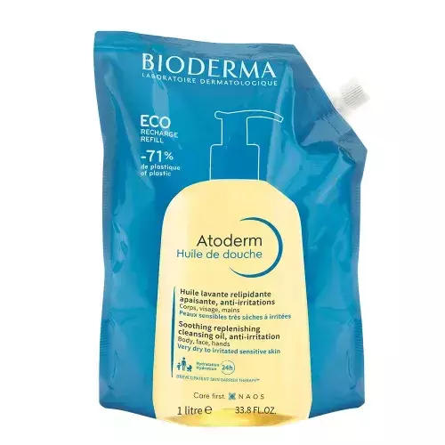 Bioderma Atoderm olajtusfürdő öko-utántöltő 1000ml Bioderma Atoderm olajtusfürdő öko-utántöltő 1000ml