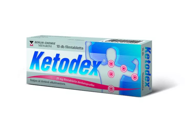 Ketodex 25 mg filmtabletta 10x bubor.