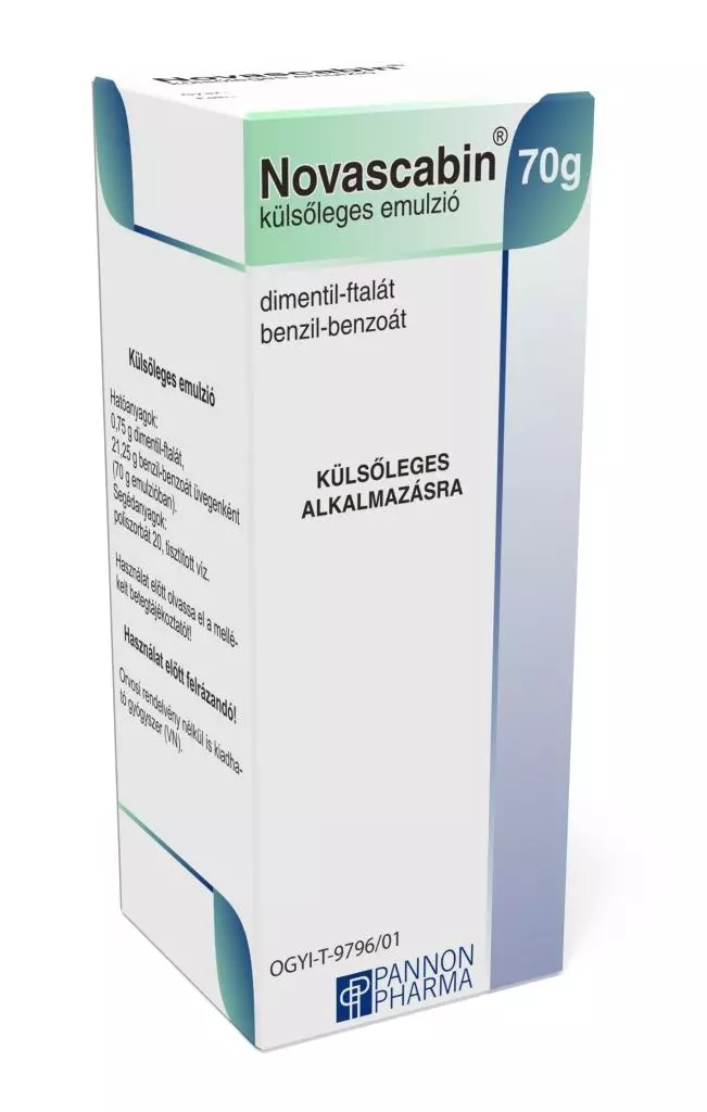 Novascabin külsőleges emulzió 70g