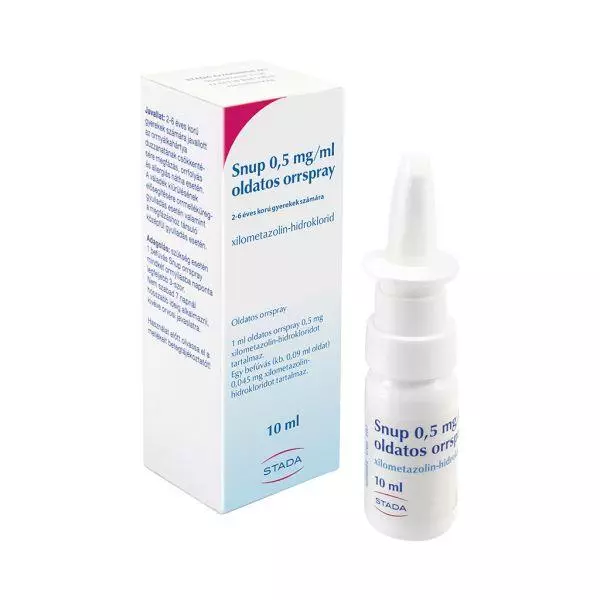 Snup 0,5 mg/ml oldatos orrspray 1x10ml Snup 0,5 mg/ml oldatos orrspray 1x10ml