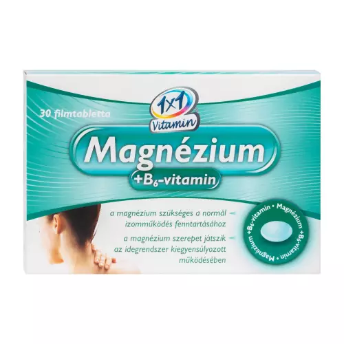VitaPlus 1x1 Vitaday Magnézium B6-vitamin ftbl. 30x