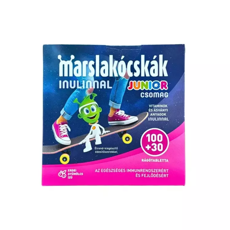 Marslakócskák Inulin erdei gyümölcs rágótabletta 100+30x