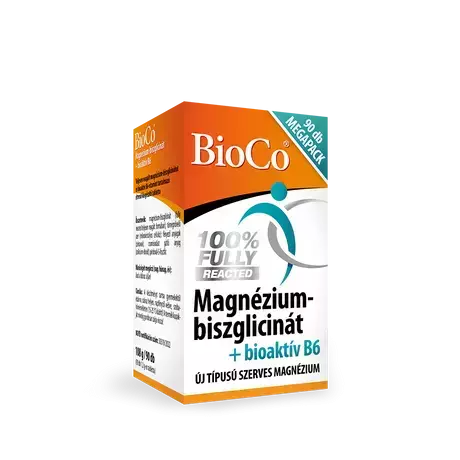 BioCo Magnézium-biszglicinát+ bioaktív B6 tabl. 90x BioCo Magnézium-biszglicinát+ bioaktív B6 tabl. 90x