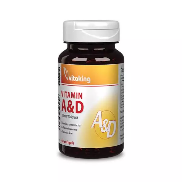 Vitaking A& D-vitamin gélkapszula 60x Vitaking A& D-vitamin gélkapszula 60x
