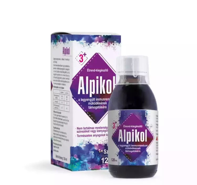 Alpikol gyógynövény+ cink tart. szirup málna ízű 120ml Alpikol gyógynövény+ cink tart. szirup málna ízű 120ml
