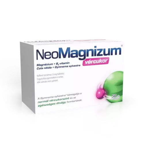 NeoMagnizum vércukor magnézium tabletta 50x