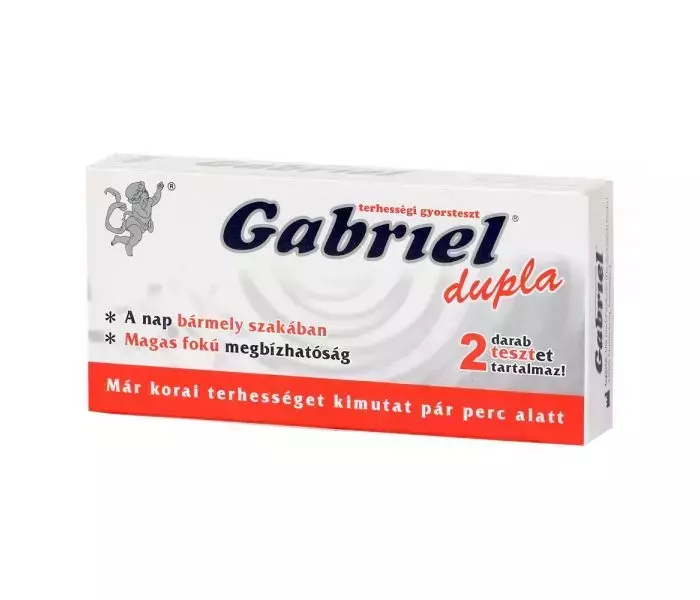 Gabriel terhességi teszt DUPLA 2x