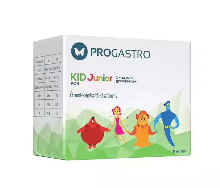ProGastro KID Junior étrendkiegészítő por 31x ProGastro KID Junior étrendkiegészítő por 31x