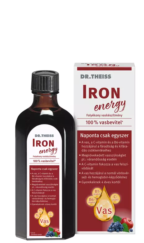 Dr. Theiss Iron energy vaskészítmény folyadék 250ml Dr. Theiss Iron energy vaskészítmény folyadék 250ml
