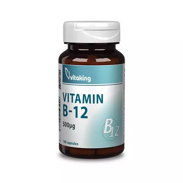 Vitaking B12-vitamin 500 mcg kapszula 100x Vitaking B12-vitamin 500 mcg kapszula 100x
