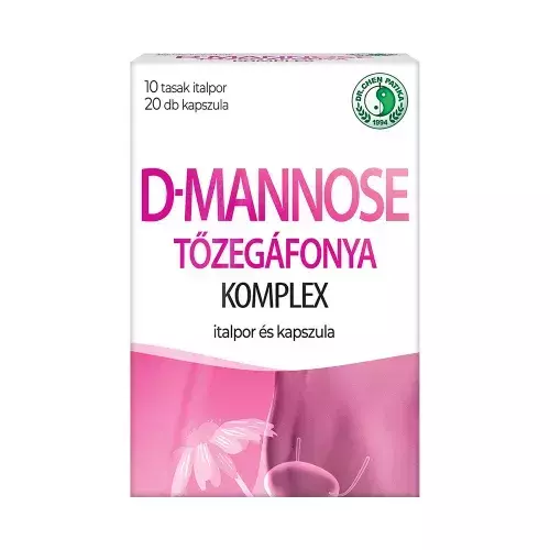 D-mannose tőzáfonya komplex italpor kapszula 30x D-mannose tőzáfonya komplex italpor kapszula 30x