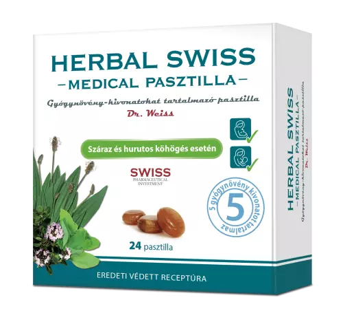Herbal Swiss Medical HerbalMed pasztilla 24x