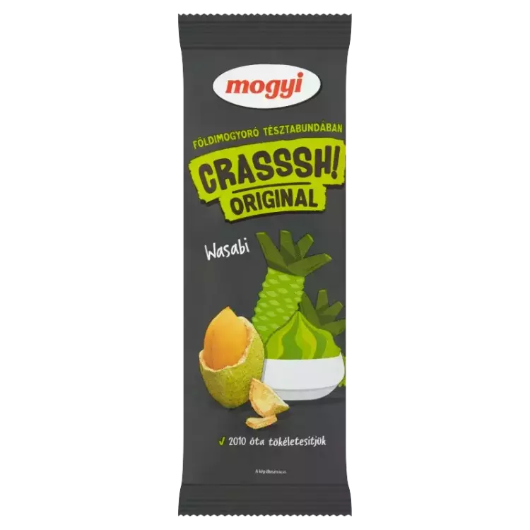 Mogyi Crasssh! földimogyoró wasabi 60g Mogyi Crasssh! földimogyoró wasabi 60g