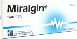 Miralgin tabletta 20x Miralgin tabletta 20x