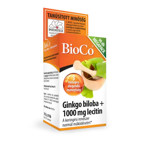 BioCo Ginkgo bil.+ lecitin 1000 mg kapsz. megapack 90x