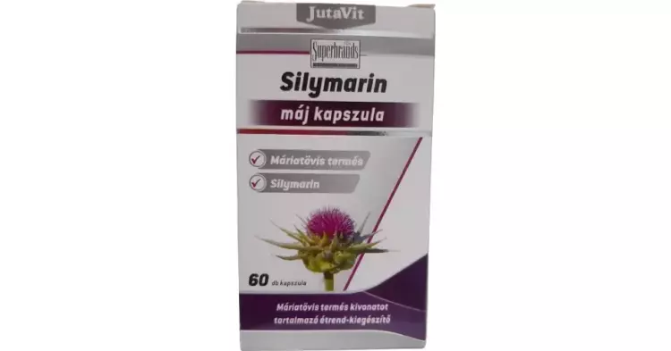 Jutavit Silymarin 210 máj kapszula 60x