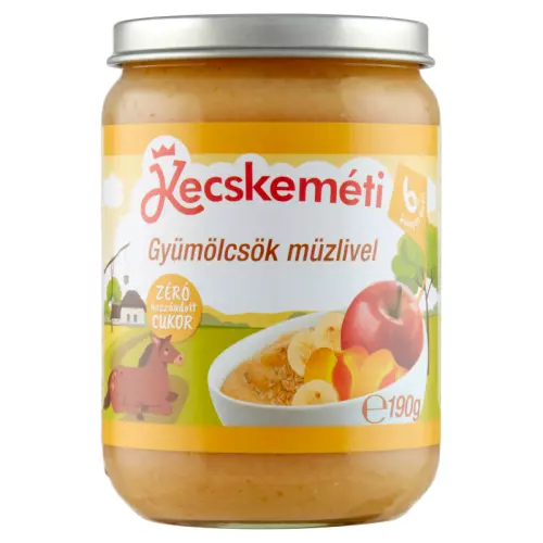 Kecskeméti gyümölcsök müzlivel 190g