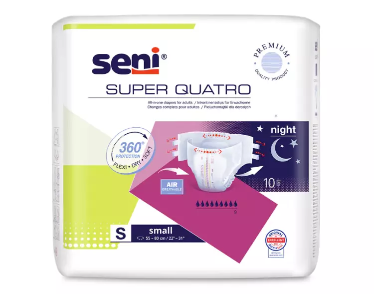 Seni Super Quatro nadrágpelenka    S 10x