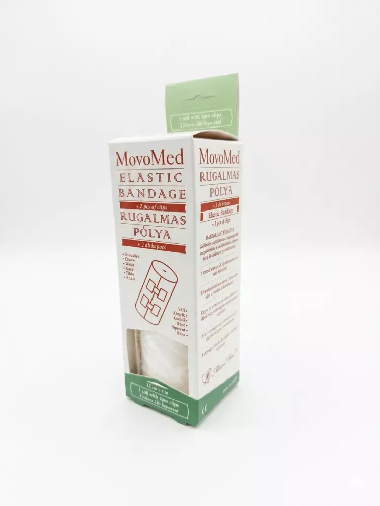 Rugalmas pólya MovoMed 2 kapoccsal 12cmx5m 1x