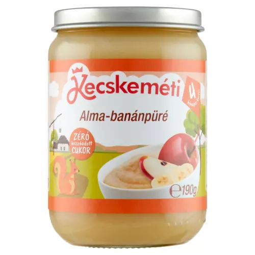 Kecskeméti alma-banánpüré 190g