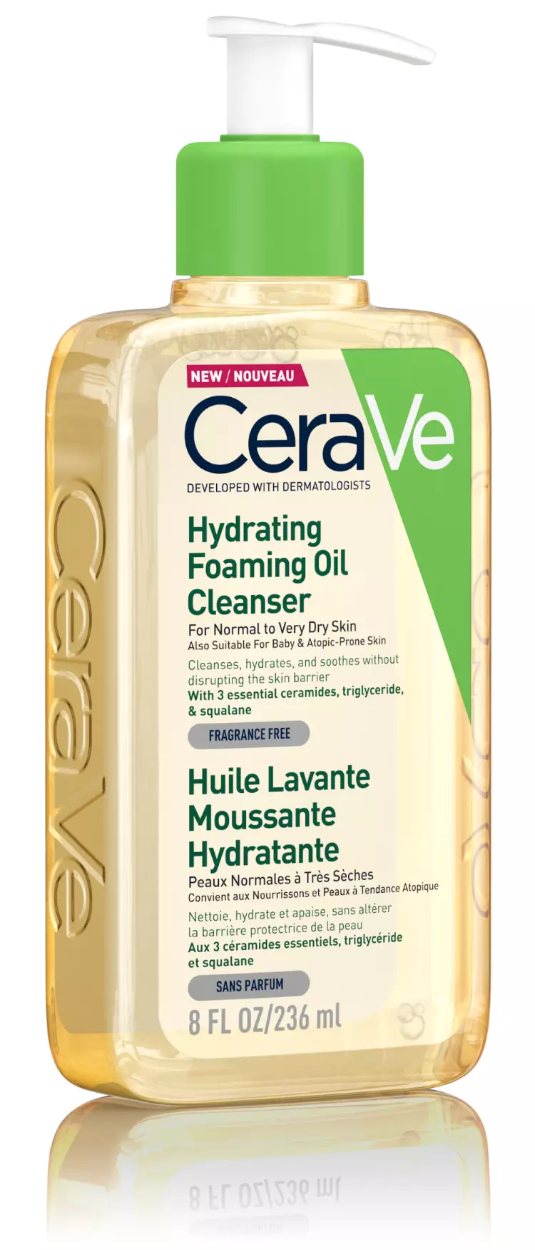 CeraVe Hidratáló habzó olajos tisztító 236ml CeraVe Hidratáló habzó olajos tisztító 236ml