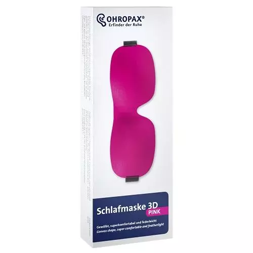Ohropax 3D Comfort alvásmaszk pink 1x Ohropax 3D Comfort alvásmaszk pink 1x