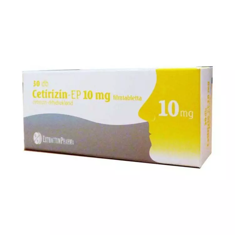 Cetirizin-EP 10 mg filmtabletta 30x bubor Cetirizin-EP 10 mg filmtabletta 30x bubor