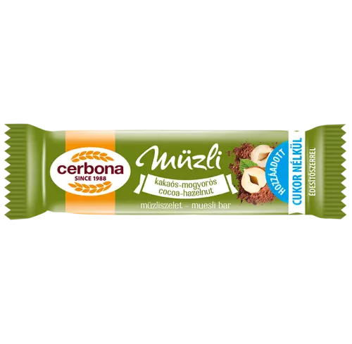 Cerbona szelet kakaós-mogyorós 20g