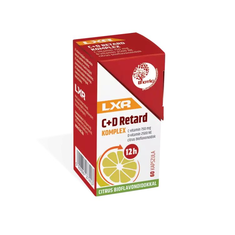LXR C+ D retard Komplex bioflavonoiddal kapszula 60x LXR C+ D retard Komplex bioflavonoiddal kapszula 60x